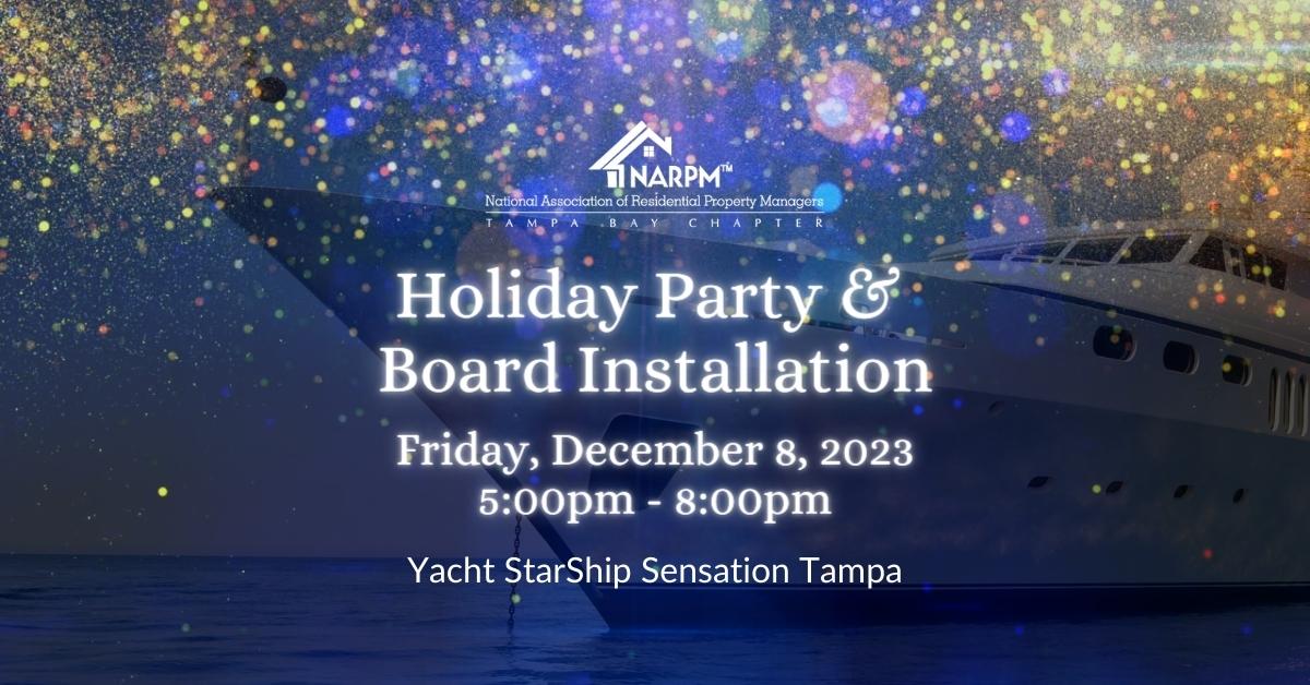 Tampa Holiday Party & Board Installation